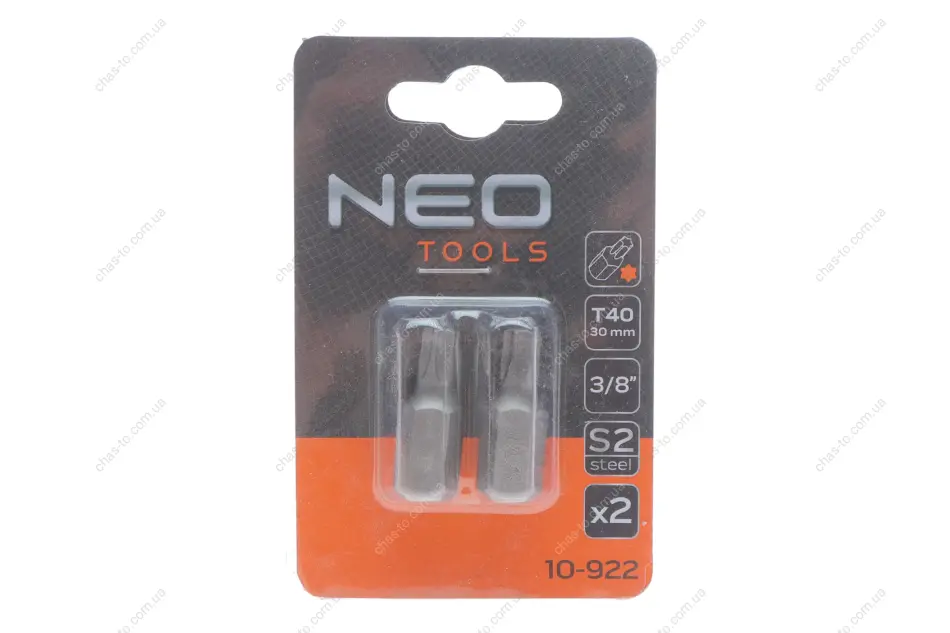 Насадки Torx T40 x 30 мм, S2 x 2 шт. NEO TOOLS 10-922 (фото 1)