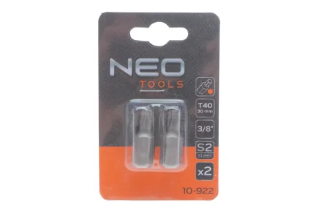 Насадки Torx T40 x 30 мм, S2 x 2 шт. NEO TOOLS 10-922