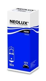 Автолампа H6W BAX9s 6 W біла NEOLUX N434