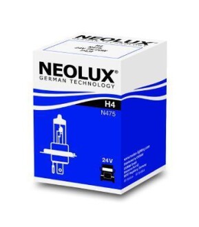 Автолампа H4 P43t 70 W 75 W белая NEOLUX N475