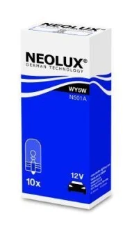 Автолампа WY5W W2, 1x9, 5d 5 W оранжева NEOLUX N501A
