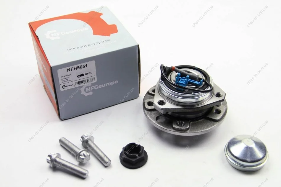 Подшипник ступицы перед. OPEL Astra H 1.4, 1.6, 1.7CDTi, 1.8 03/04-01/05 (5 болтов) NFC EUROPE NFH5651 (фото 1)