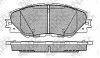 Колодки тормозные (без датчика) NiBK PN1530 (фото 1)
