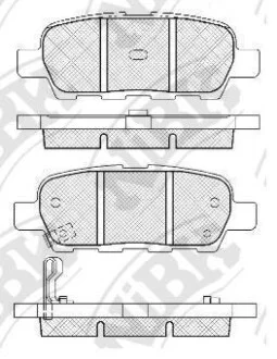 Тормозные колодки NiBK PN2466