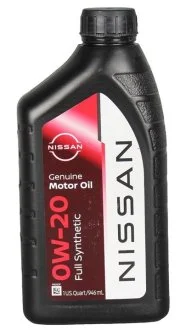 Масло моторне 0w-20 sp / gf-6a, 0,946л NISSAN 999PK000W20N