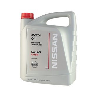 Масло моторное / Infiniti Motor Oil 5W-40 (5 л) NISSAN Ke90090042 (фото 1)