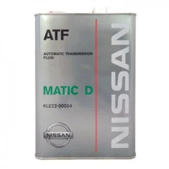 Олія трансмісійна Matic Fluid D, 4L NISSAN KLE22-00004