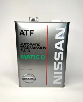 Масло трансмиссионное Matic Fluid D, 4L NISSAN KLE22-00004