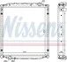 Радиатор системы охлаждения NISSENS 62876A (фото 1)