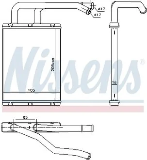 Радіатор опалення NISSENS 707176
