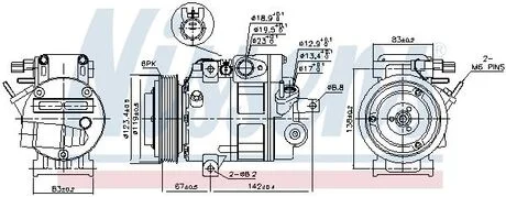 Компресор кондиціонера First Fit NISSENS 890685