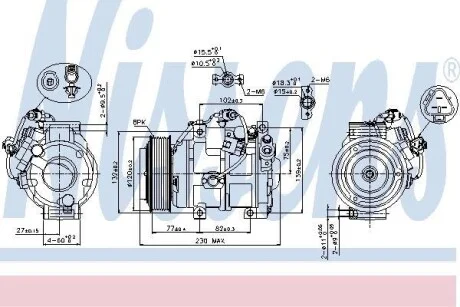 Компресор кондиціонера First Fit NISSENS 89511