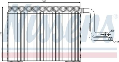 Радіатор кондиціонера NISSENS 92268