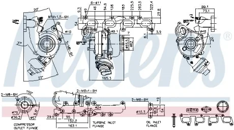 Турбокомпресор First Fit NISSENS 93076