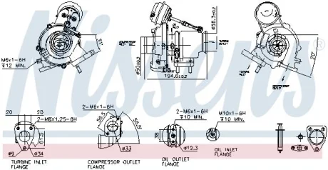 Турбокомпресор First Fit NISSENS 93418