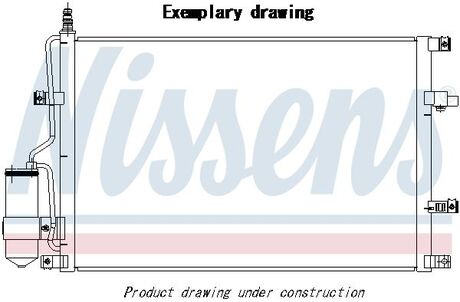 Радіатор кондиціонера NISSENS 941164 (фото 1)