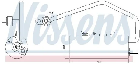 Фільтр-осушувач системи кондиціонування NISSENS 95447 (фото 1)
