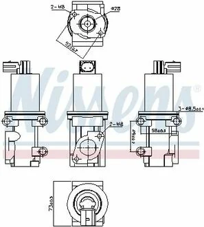 Клапан egr NISSENS 98193