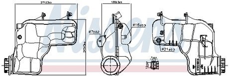 Бачок розширювальний NISSENS 996166