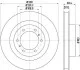 Диск тормозной передний Lexus GX 460 (09-)/ Toyota Land Cruiser 150 2.7, 3.0, 4.0 (10-) NISSHINBO ND1058K (фото 1)