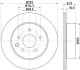 Диск гальмівний задній Renault Koleos 20, 25 (08-)/ Nissan Qashqai, X-Trail 16, 20, 22 (03-) (N NISSHINBO ND2003K (фото 1)