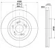 Диск тормозной передний Honda Accord 2.0, 2.4 (08-15) NISSHINBO ND8014K (фото 1)