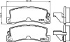 Колодки тормозные дисковые задние Lexus ES 3.0 (96-01) NISSHINBO NP1011 (фото 1)