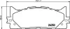 Гальмівні колодки DAIHATSU/LEXUS/TOYOTA Altis/ES/Avalon/Camry "F "01>> NISSHINBO NP1015 (фото 1)