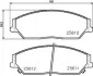 Колодки гальмівні дискові передні Toyota Camry 2.0, 2.5 (11-)/BYD M6, S6 2.0, 2.4 (10-) NISSHINBO NP1052 (фото 1)
