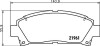 Колодки гальмівні дискові передні Lexus GS 300, 430 (05-11), Camry 2.0, 2.4(01-06), Avensis 1.8, 2.0 (00-03) NISSHINBO NP1077 (фото 1)