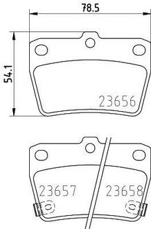 Колодки гальмівні дискові задні Toyota RAV-4/Chery Tiggo 1.8, 2.0, 2.4 (00-) NISSHINBO NP1081