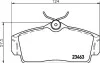 Колодки гальмівні дискові передні Nissan Almera 1.5, 1.8, 2.2 (00-) NISSHINBO NP2052 (фото 1)