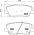 Колодки гальмівні дискові задні Hyundai Santa Fe/Kia Sportage 2.0, 2.2, 2.4 (09-) NISSHINBO NP6083 (фото 1)