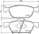 Колодки гальмівні дискові передні Honda Cicic IX 1.6, 1.8, 2., 2.2 (12-), Accord VIII 2.0, 2.4 (08-) NISSHINBO NP8018 (фото 1)