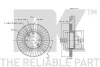 Диск тормозной NK 202264 (фото 3)