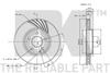 Тормозной диск передний MB E (W211) 2.6-3.5 03.03-07.09 NK 203386 (фото 3)