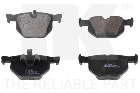 Гальмівні колодки дискові зад. BMW 5 (E60) 03-/3 (E90)/(E90N) 05- NK 221566