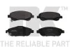 Тормозные колодки дисковые перед. Honda Cr-V III 2.2 Ctdi 07- NK 222640 (фото 1)