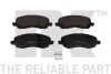 Тормозные колодки дисковые перед. Mitsubishi Lancer/Outlander 03- NK 223028 (фото 1)
