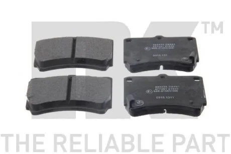 Комплект перед. гальм. колодок. Mazda 323 IV/V 90-/Kia Rio 00- NK 223220