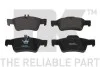 Тормозные колодки дисковые зад. MB CLS (C219), E (W211, W212), S (W220) 3.0-5.5 09.99- NK 223353 (фото 1)