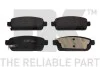 Гальмівні колодки дискові зад. (15"&16") Opel Astra J 1.3 CDTI 09-/Chevrolet Cruze 2.0 CDI 09- NK 223647 (фото 1)