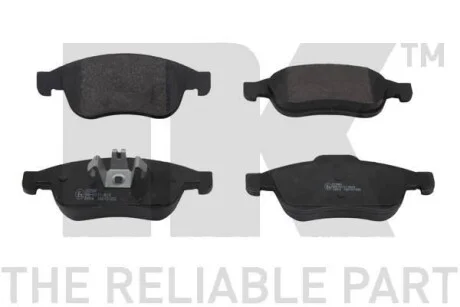 Гальмівні колодки дискові перед. Renault Megane 1.9 dCi 08-/Renault Duster 10- (+ ABS) NK 223969