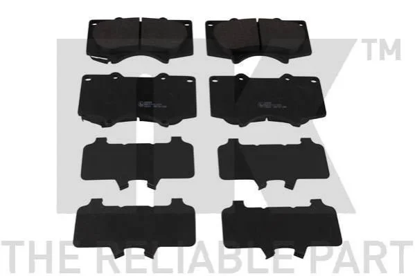 Тормозные колодки дисковые перед. Lexus GX/Mitsubishi Pajero IV/Toyota Land Cruiser 3.0-4.7 01- NK 224569 (фото 1)