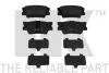 Тормозные колодки дисковые зад. Toyota Rav 4 III 2.0 VVT-i, 2.2 D-4D, 2.2 06- NK 224577 (фото 1)