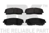 Гальмівні колодки передні Chrysler 300 04- NK 229325 (фото 1)