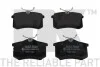 Тормозные колодки дисковые зад. Peugeot 405// Seat Cordoba, Ibiza, Toledo// VW Corrado, Golf, Jetta, Passat, Vento 1.6-2.8Vr6 01.84- NK 229970 (фото 1)