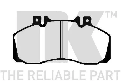 Тормозные колодки передние (22.0mm) MB 609 (Lucas) NK 229976