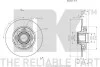 Тормозной диск (Coated) с задним подшипником (249mmx9mm) Citroen C4 II, Ds4 Peugeot 308, 308 Sw 1.2-2.0D 09.07- NK 313738 (фото 3)