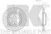 Диск гальмівний невентильований NK 3147153 (фото 3)